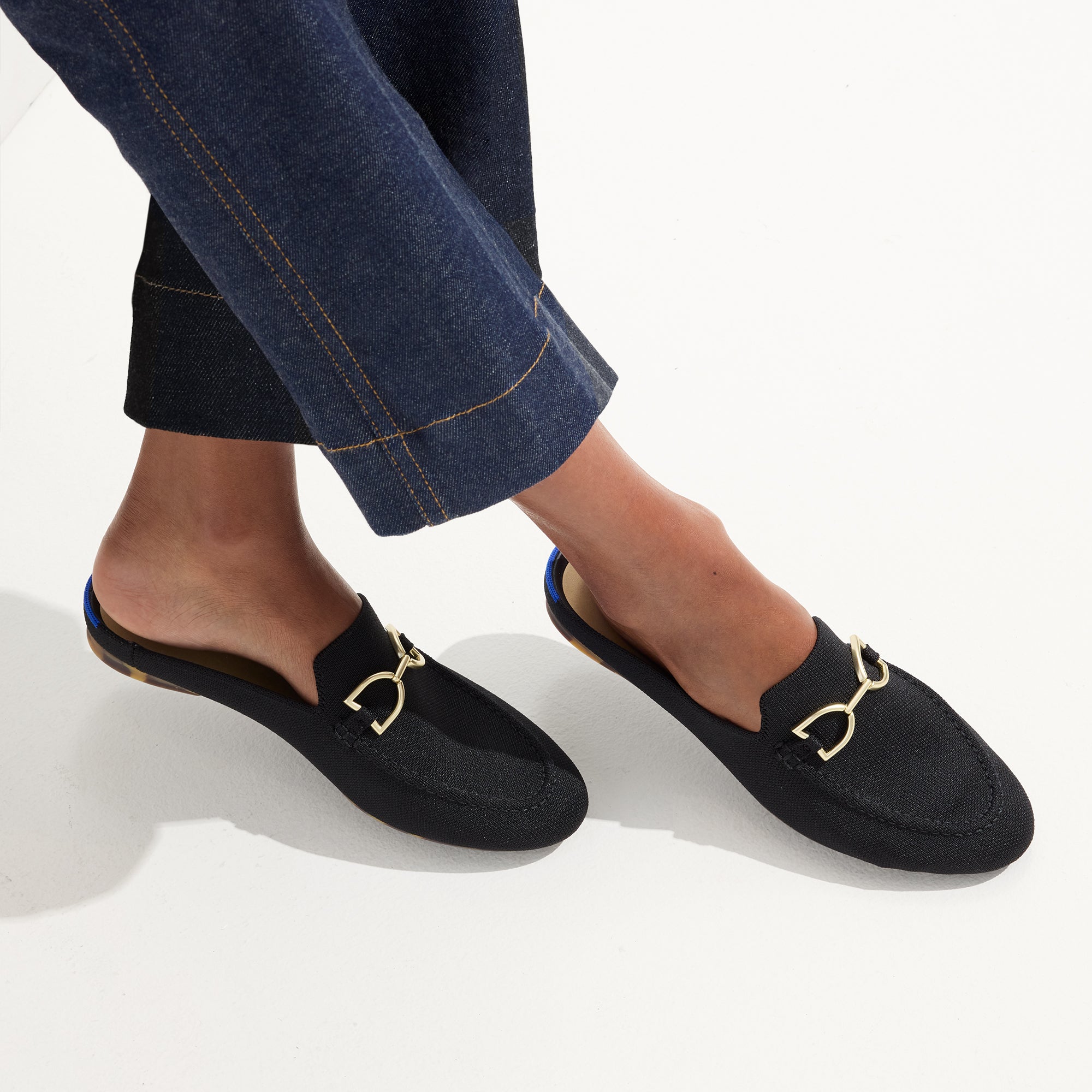 The Double Bit Loafer Mule - Black - Image 3
